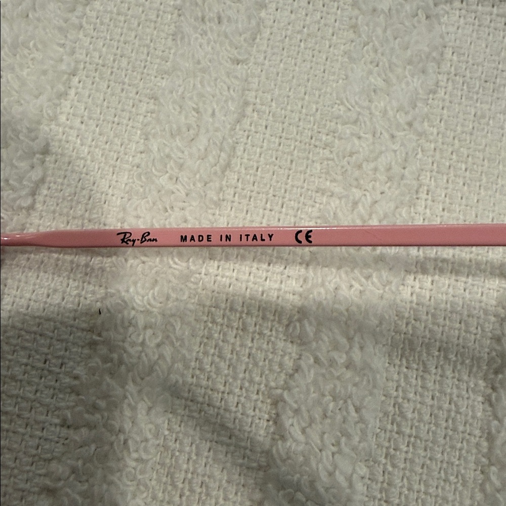 Ray-Ban Pink Frame Sunglasses with Red Case - Picture 6 of 13